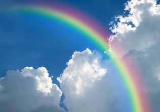 虹の背景画像