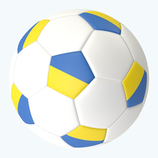 Фото Близкий план желтого мяча на белом фоне