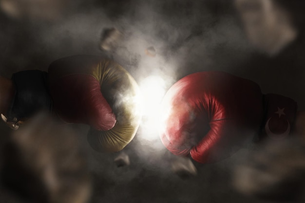 Фото Близкий план боксерских перчаток