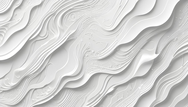 Фото Чистый простой блестящий мягкий винтажный бокех облачная волна как геометрический белый фон или текстура
