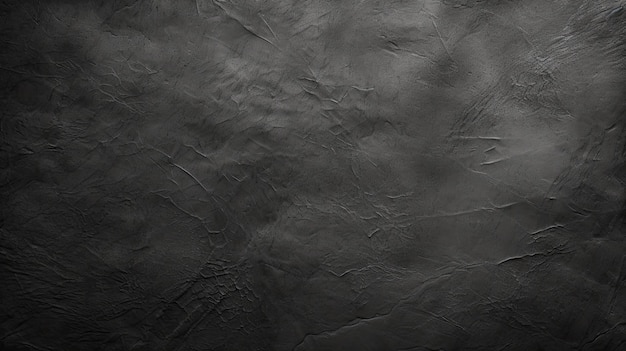 Темный и угрюмый фон из черной бумаги с грубым волокном и пыльным монохромным тоном