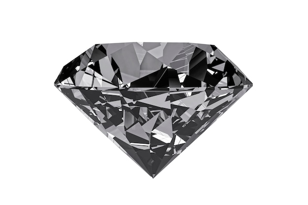 Photo diamond on a white background