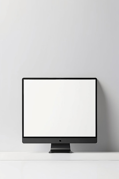 Цифровой макет экрана с пустым белым пространством для размещения вашего дизайна