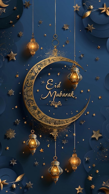 사진 이드 알피트르 (eid alfitr) 는 처 일러스트레이션 걸작으로 사랑받는 이슬람 축제의 정신을 축하합니다.