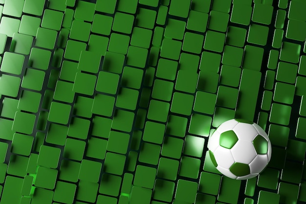 Фото Футбольные мячи объект спортивный мяч 3d дизайн футбольный элемент