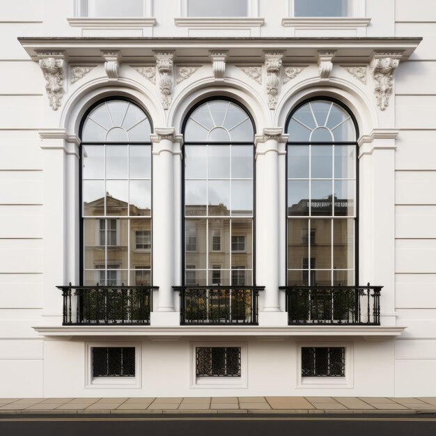 Фото Грузинское окно - устойчивое архитектурное чудо в лондоне