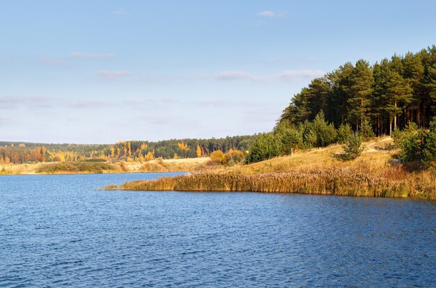 Фото Золотая осень на озере