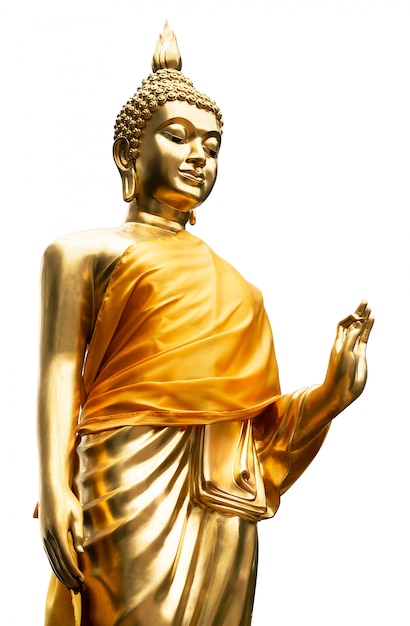 Photo golden buddha statue