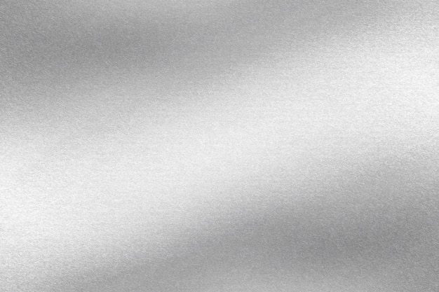 Фото Светящаяся полированная серебряная волновая стальная панель абстрактная текстура фона