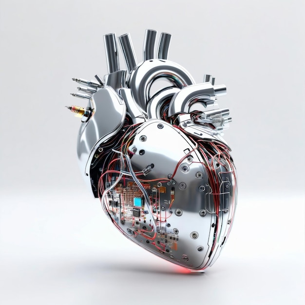 Heart With Multiple Wires Attached