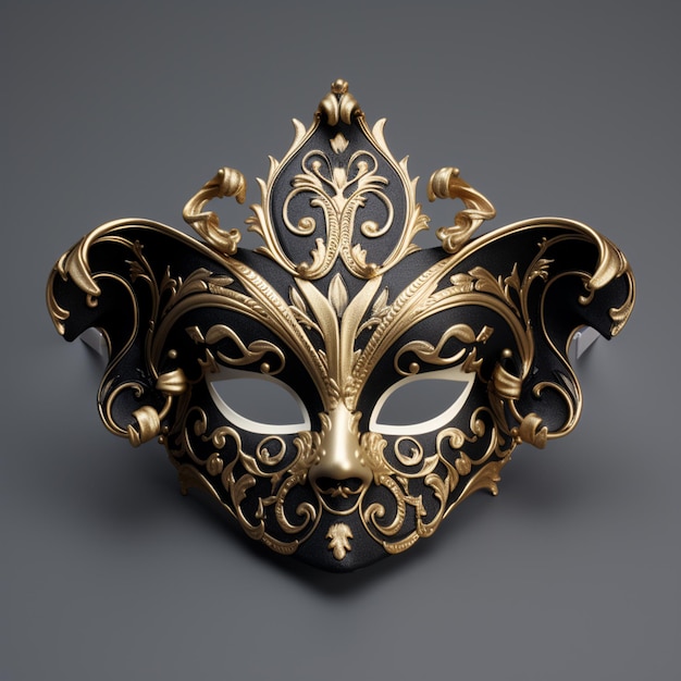 Foto mascherata carnevale veneziano e maschera di festa
