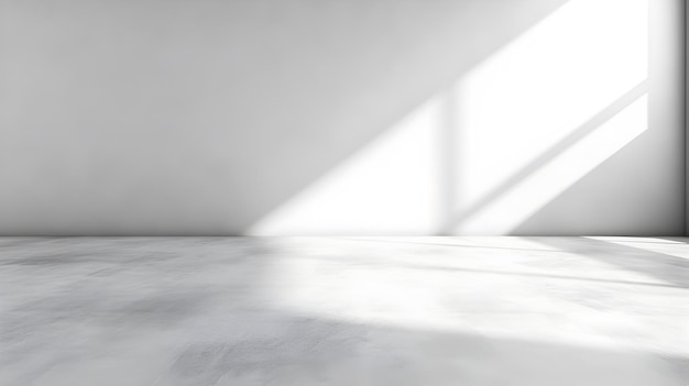 Фото Минимальная бетонная цементная минимальная современная пустая стена с наклонным светом