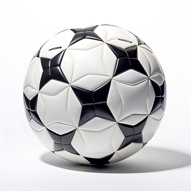 Фото Футбольный мяч, лежащий на столе генеративный ии