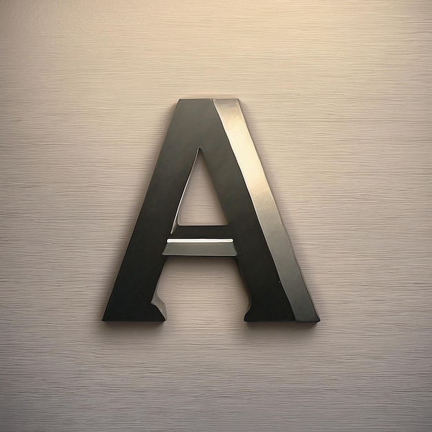 Sleek Aesthetics Flat Vector Logo of Alphabet A
