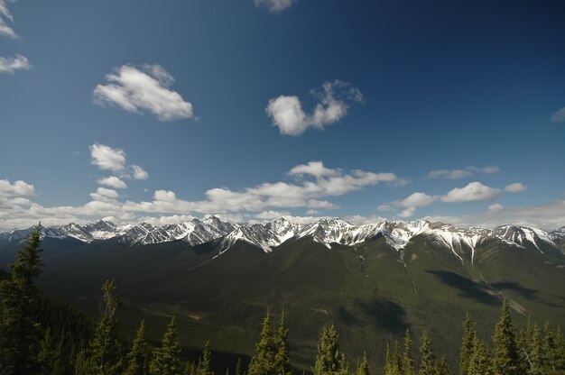 Фото Снежная гора с синим небом