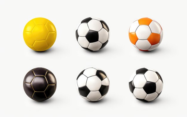 사진 스페어 스트럼 축구 공은 색 또는 은 표면 png 투명한 배경에 풍부합니다.