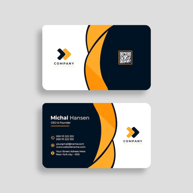 PSD creative modern business card design