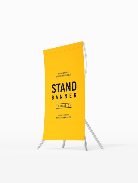Advertising Stand Banner Mockup