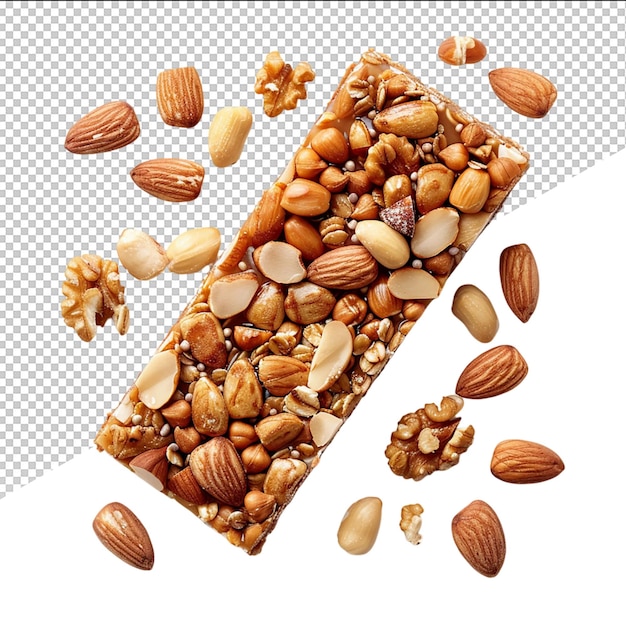 PSD a box of nuts and nuts with a half of a x on it