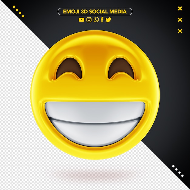 PSD emoji 3d social media