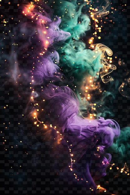 PSD een paarse en paarse wervel van rook wordt getoond met de titel quot het universum quot