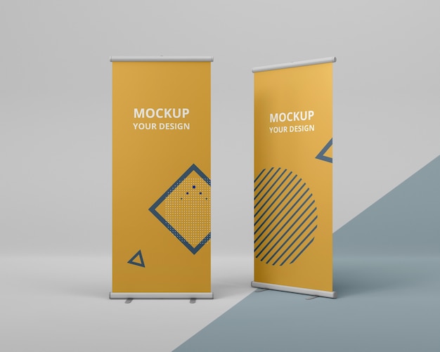PSD exhibition stand mock-up assortment