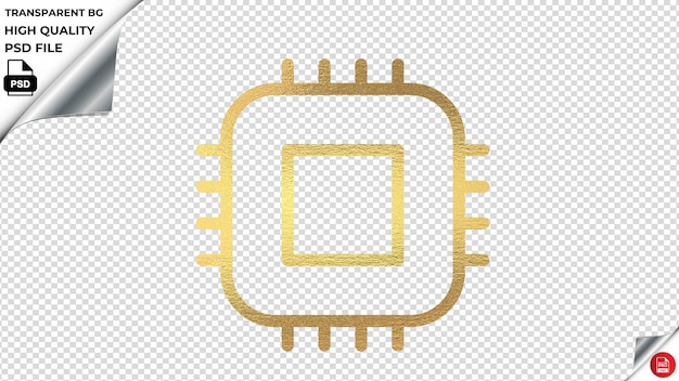 PSD fitsdiced20 gold texture vector icon psd transparent