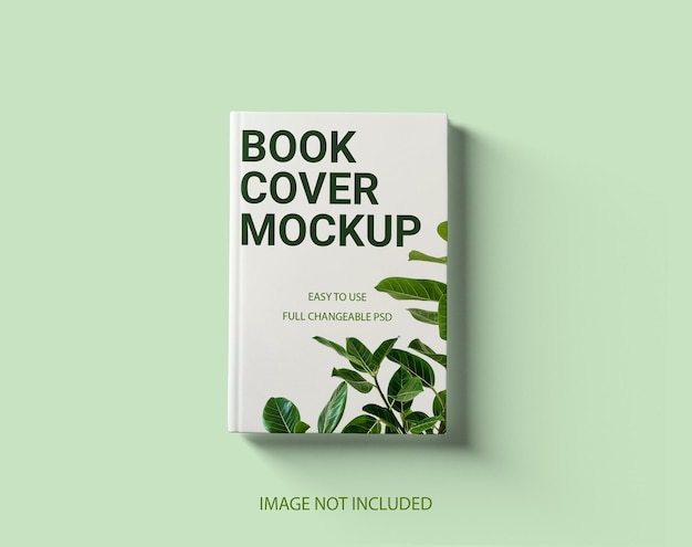 Front view hardcover book mockup