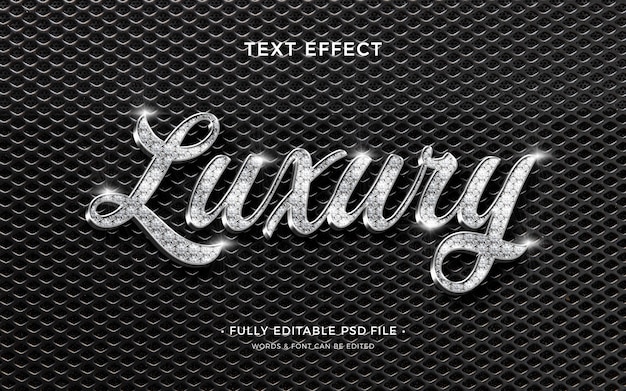 Luxury text effect