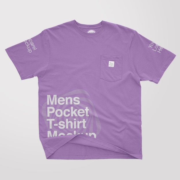 Mens Pocket TShirt Mockup