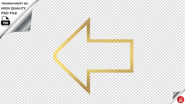 PSD Золотая текстура векторная икона psd прозрачная