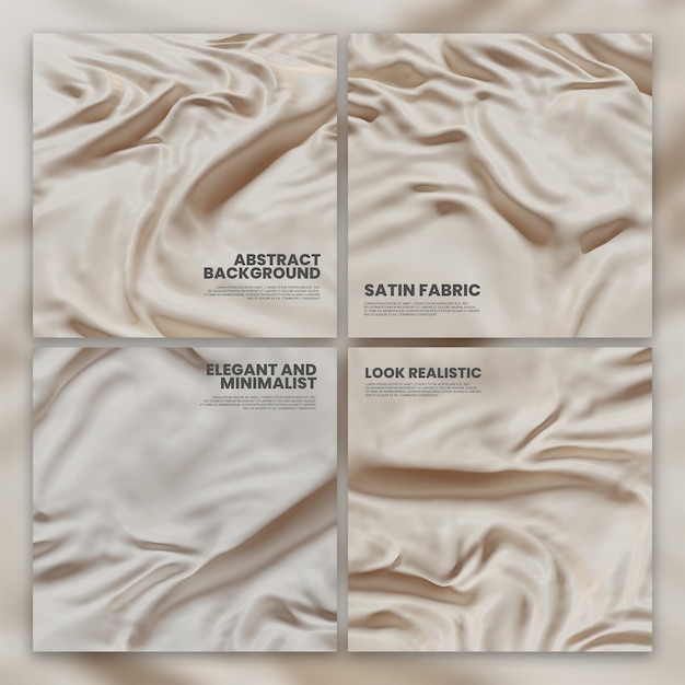 PSD realistic satin fabric as abstract background