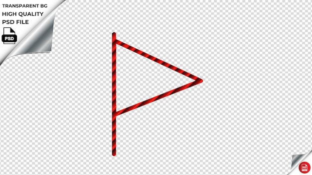 Отчет Design2 Векторная икона Красная полосатая плитка PSD Прозрачная