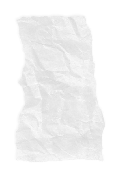 PSD Разорванная скрученная белая бумага отрыв бумаги на пустом фоне