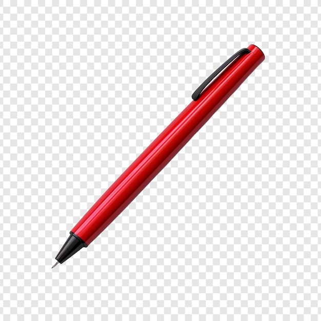 PSD gratuit l'extrémité du stylo en feutre isolée sur un fond transparent