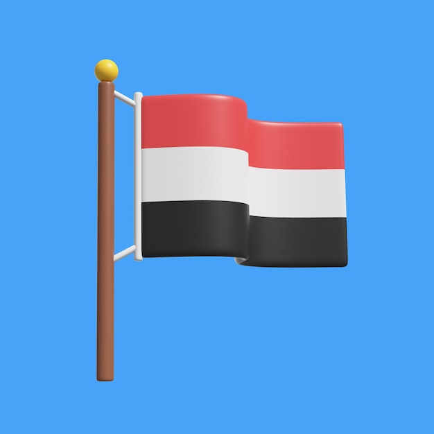 PSD gratuit icône du drapeau de l'égypte