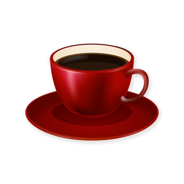 PSD grátis elemento de xícara de café realista