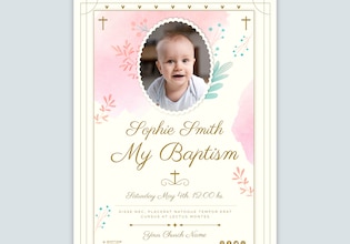 invitaciones de bautizo de niña