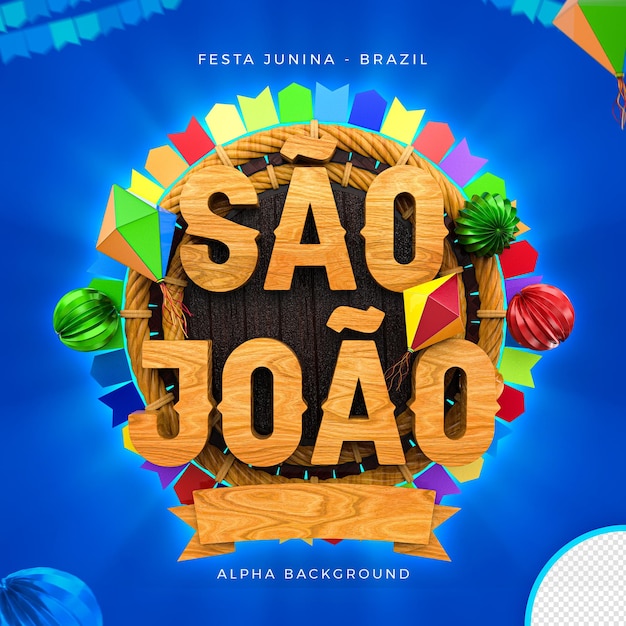 PSD festas juninas de sao joao brésil