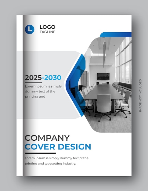 PSD informe anual de portada de libro de negocios corporativos diseño de folleto