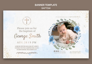 invitaciones de bautizo