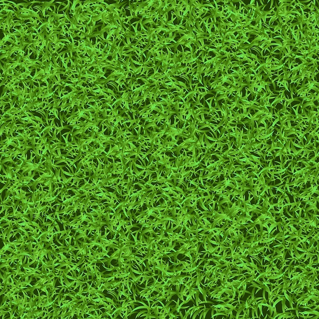 Vetor textura sem costura de grama verde. sem costura em apenas uma dimensão horizontal