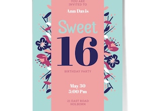 invitaciones de 16 cumpleaños