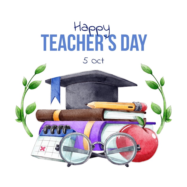 Vector gratuito dia internacional de los maestros