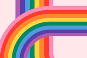 Vector gratuito fondo de vector de orgullo arco iris lgbtq