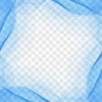 Vector gratuito fondo azul con formas curvadas