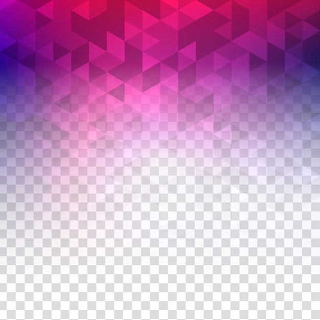 Vector gratuito fondo poligonal transparente colorido abstracto