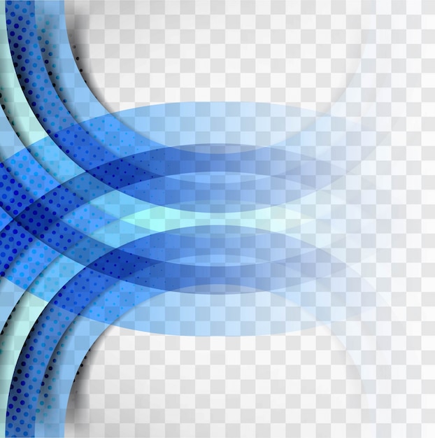 Vector gratuito formas onduladas azules