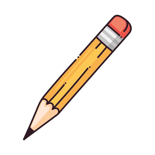 Vector gratuito icono de la herramienta de escritura con lápiz