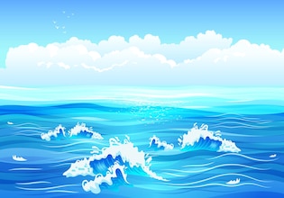 ilustraciones de mar